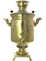Самовар дровяной 7 литров желтый цилиндр Г. П. Баташева, арт. 433727